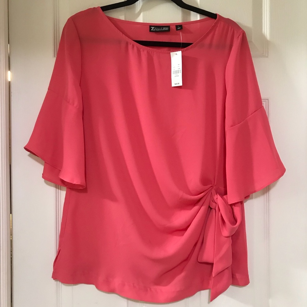 New York and Company Bow Blouse